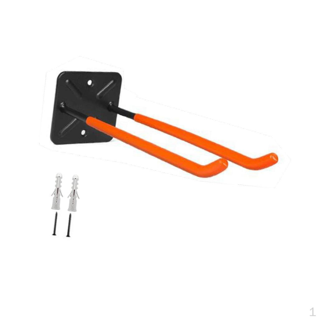Wall Mounted Storage Hook Set for Tools and Equipment