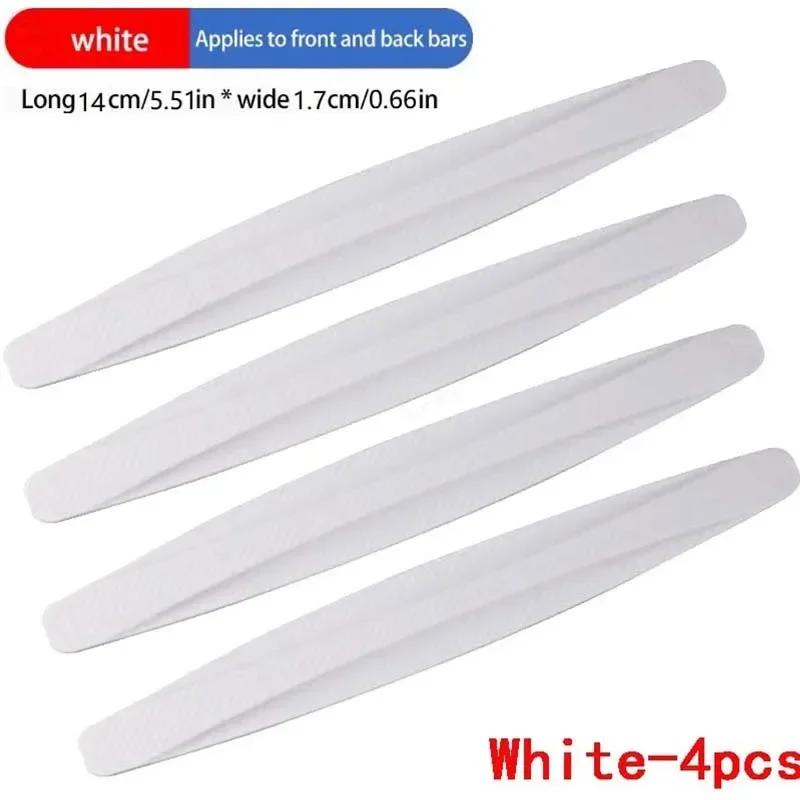 6/4pcs Universal Front Rear Bumper Corner Protector Guard Car Anti-collision Protection Decoration Strip Car Accessories New