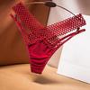 French Hollowed-Out Ice Silk Thong - Women's Fashion Low-Rise See-Through Strap Underwear