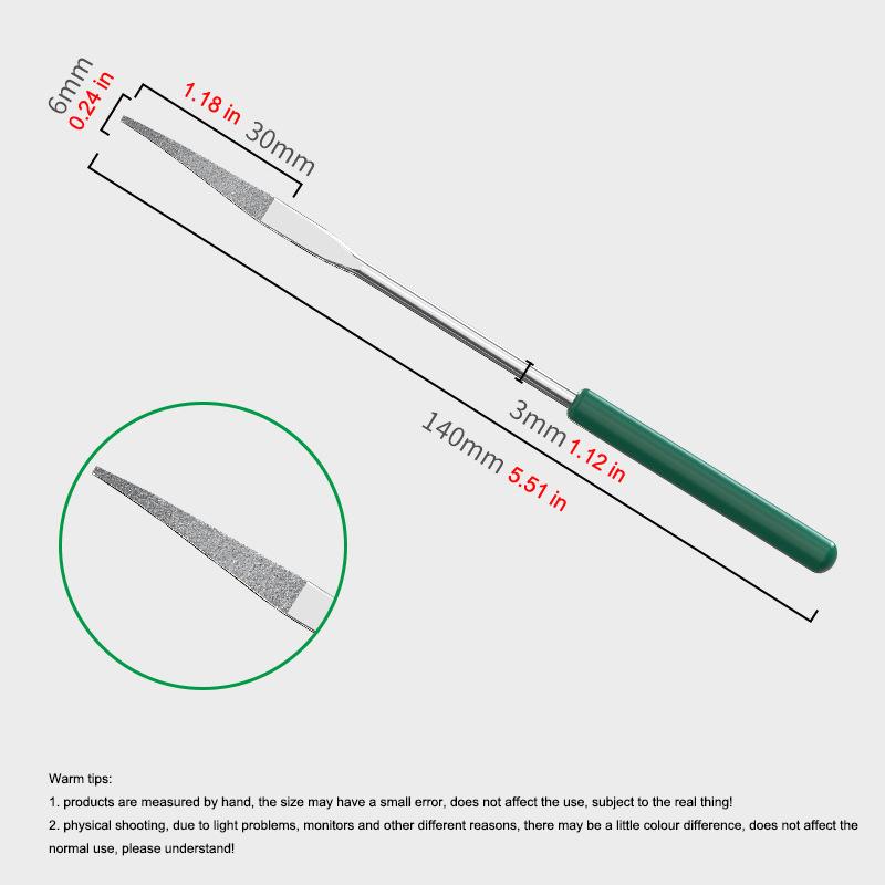 1 PCS Special-Shaped Diamond File Rust Removal Deburring Grinding Tool for Jewelry Metal Ceramic Glass Stone Craft Hand Tools