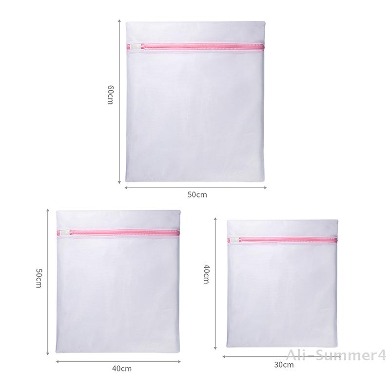 3 Tamanhos Sacos de Lavar Roupa de Malha com Zíper Dobráveis Delicados Lingerie Sutiã Meias Roupa Íntima Rede de Proteção para Roupas de Máquina de Lavar