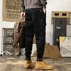 Overalls Men's Autumn New Korean Version of Trendy Brand Multi-pocket Loose Casual Pants Fashionable Ruffian Handsome Cotton Leggings