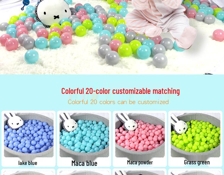Macaron Inflatable Ball Pit with Bobo Balls for Kids