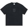 Dual Slash Emblem T shirT   Washed Black
