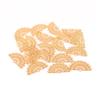 20Pcs 38x21mm 4 Color Filigree Wraps Flower Connectors Metal Crafts Gift Decoration DIY Jewelry Making Fittings