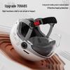 YEMA 370S Dual Visor All-Season Motorcycle & E-Bike Half Helmet
