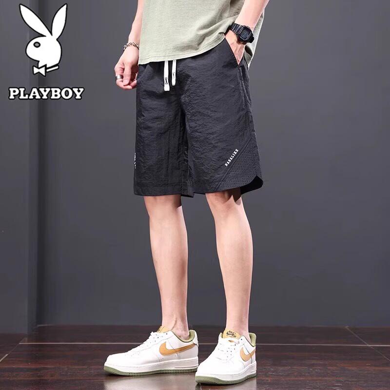 

PLAYBOY Men s Ice Silk Quick-Dry Beach Shorts 3XL