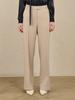 NOUVE Straight Semi Wide Pants - Beige
