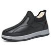 Winter neue Herren Baumwollschuhe rutschfest warm Samt Herrenschuhe Schneeschuhe Outdoor Ein-Pedal Papa Schuhe