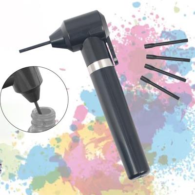 Electric Ink Mixer Liquid with Mixing Sticks Compact Pigment Machine for Nail Polish