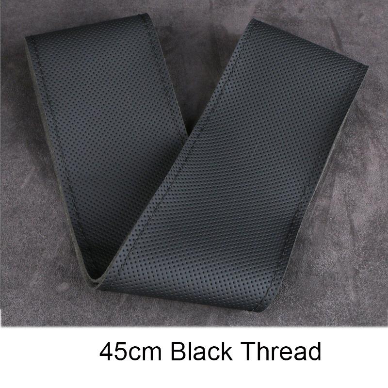 42cm 45cm 47cm 50cm Truck Bus Van Car Steering Wheel Cover DIY Leather Steering Wheel Cover Anti Slip Breathable Car Accessories