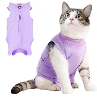 New Anti-licking Cat Weaning Suit Jumpsuit Vest Kitten Recovery Clothes Clothing After Surgery Cat Sterilization Suit For Pet