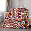 1Pc Colorful Sphere Blanket Soft And Comfortable Casual Warm Camping Travel Christmas Halloween Xmas Gift M928557