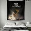 Little Nightmares Wall Tapestry Aesthetic Wall Hanging Printed Fabric Blanket Decorative Tapestries for Bedroom Living Room Home Decor
