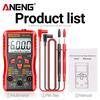 Multifunctional ANENG M118A Digital Multimeter + A3010 Tester Pen Kit True RMS 6000/4000 Counts Auto-Rang AC/DC Transistor Voltage Small Tester Tools