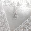 S925 Sterling Silver Bow Pendant with PT950 Plated 1 Carat D Color Moissanite Necklace for Women - Light Luxury.