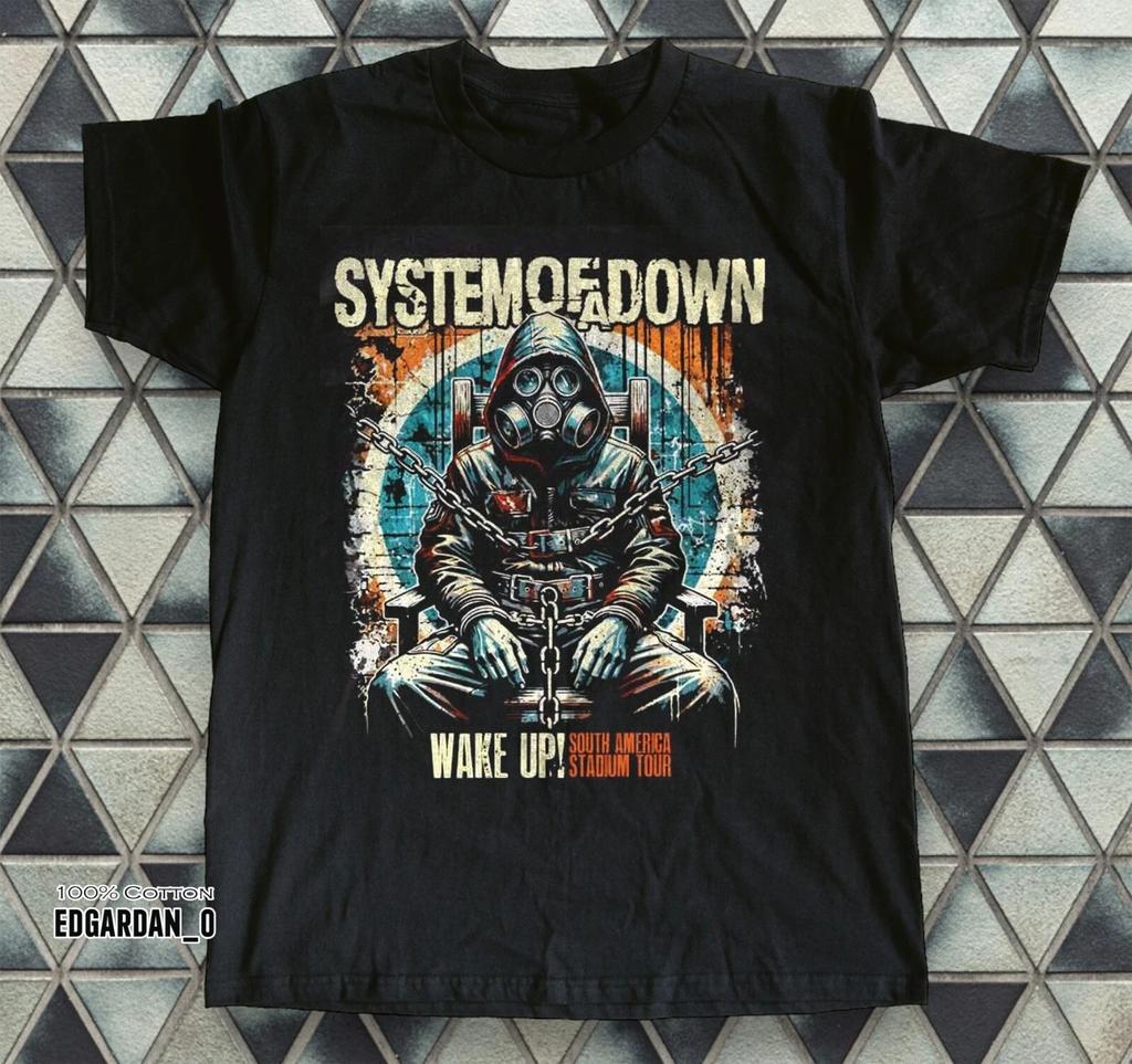 System Of a Down SOAD Wake Up Black Unisex T-shirt Size S-5XL CS075