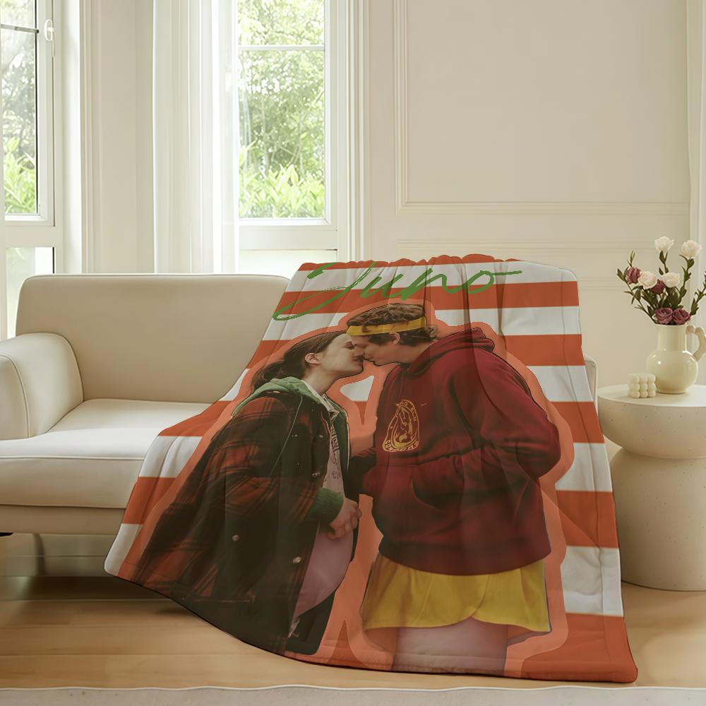 Comedy movie Juno Blanket For Sofa Office Bed Plane Travel Sleep Read Relax Camping Soft And Warm 30x40in