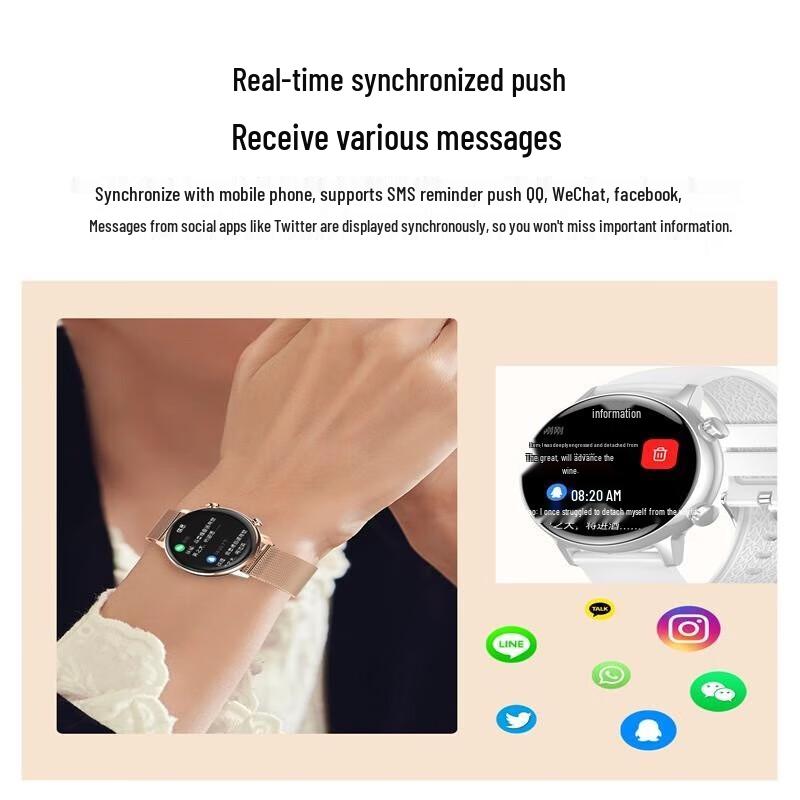 Lefit HK39 Women's Smart Health Tracker Watch (CN version)