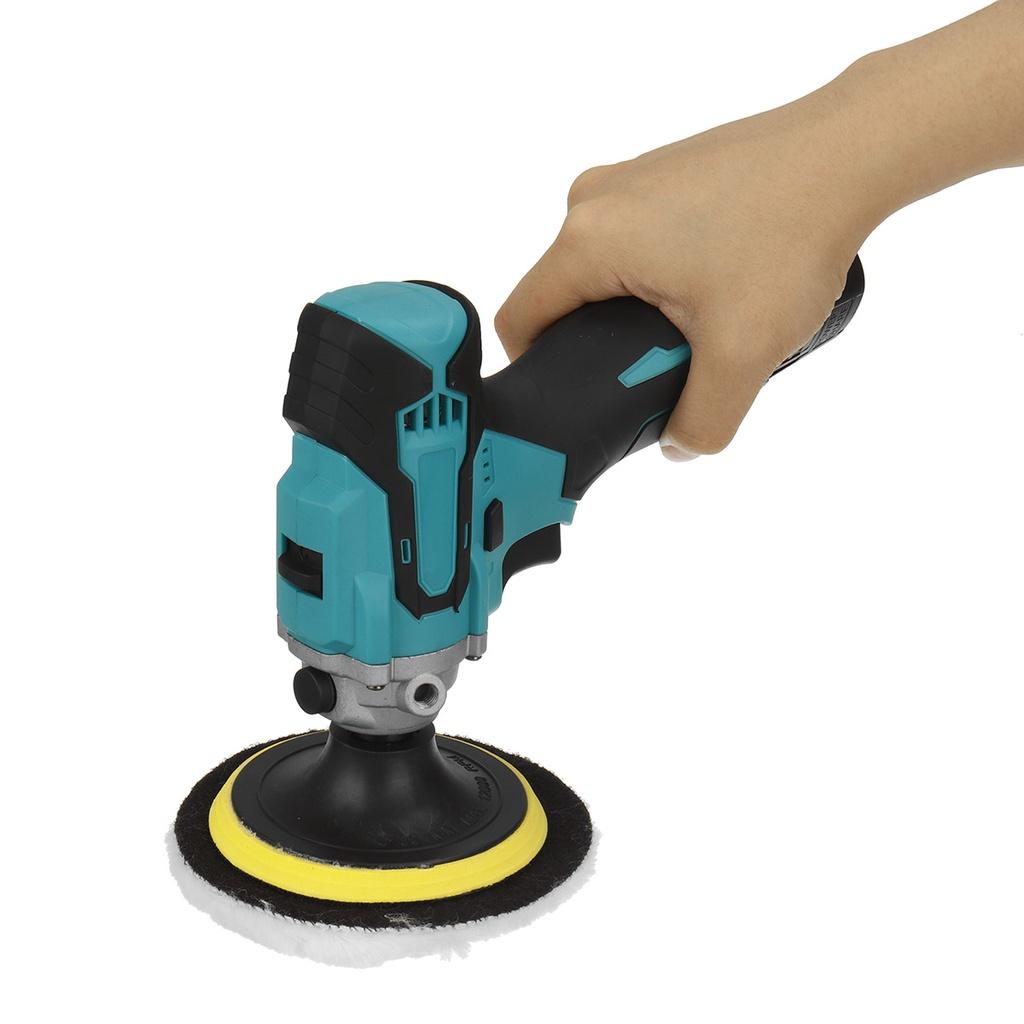 12V Portable Cordless Electric Car Polisher Machine Car Polishing Cleaner Adjustable 5 Speed Rechargeable