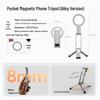 Portable Rotatable Aluminum Alloy Travel Stand for Airplane and Train Desks