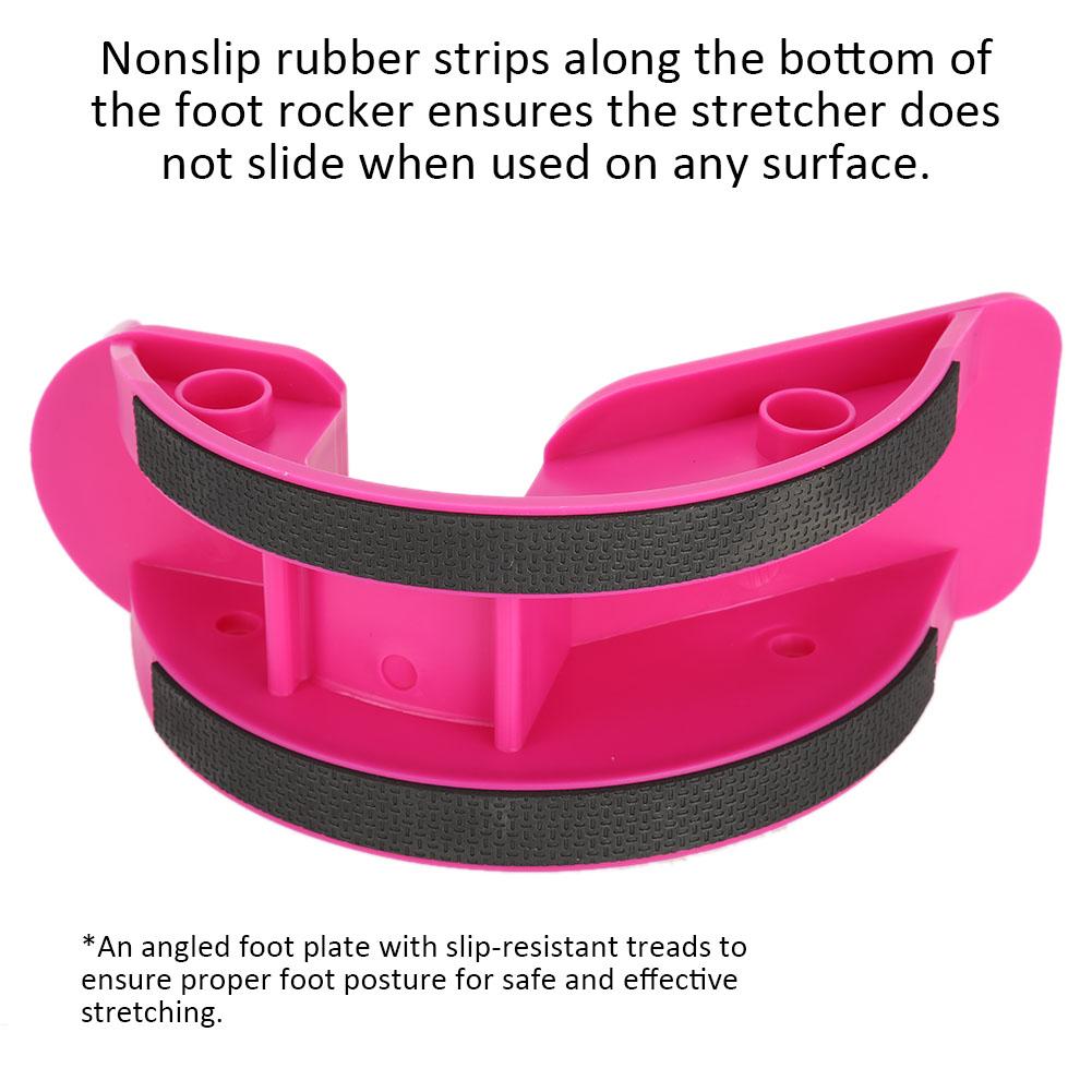 Foot Rocker Calf Stretcher Foot Massage Fatigue Relieve Fitness Black