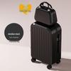 New Style Ins Durable Multifunctional Student Suitcase with Large Capacity and Password Lock Spinner Wheels