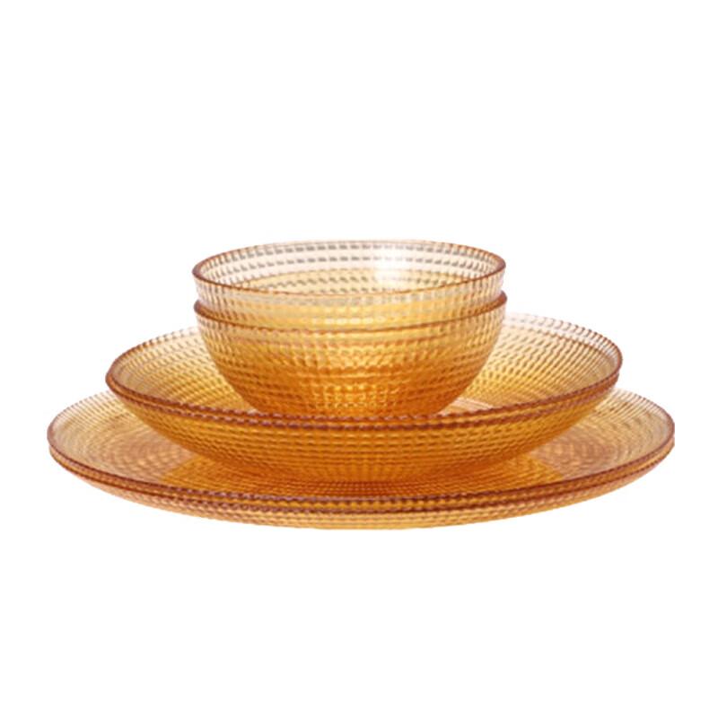 VISIONS Corning Amber Crystal Serie 6-teiliges Geschirrset