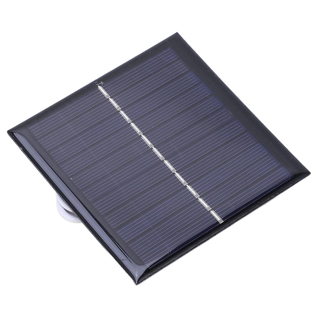 Pannello di Ricarica Solare Portatile Pannello Solare Caricabatterie per Protezione Ambientale 1W 5.5V per Esterno