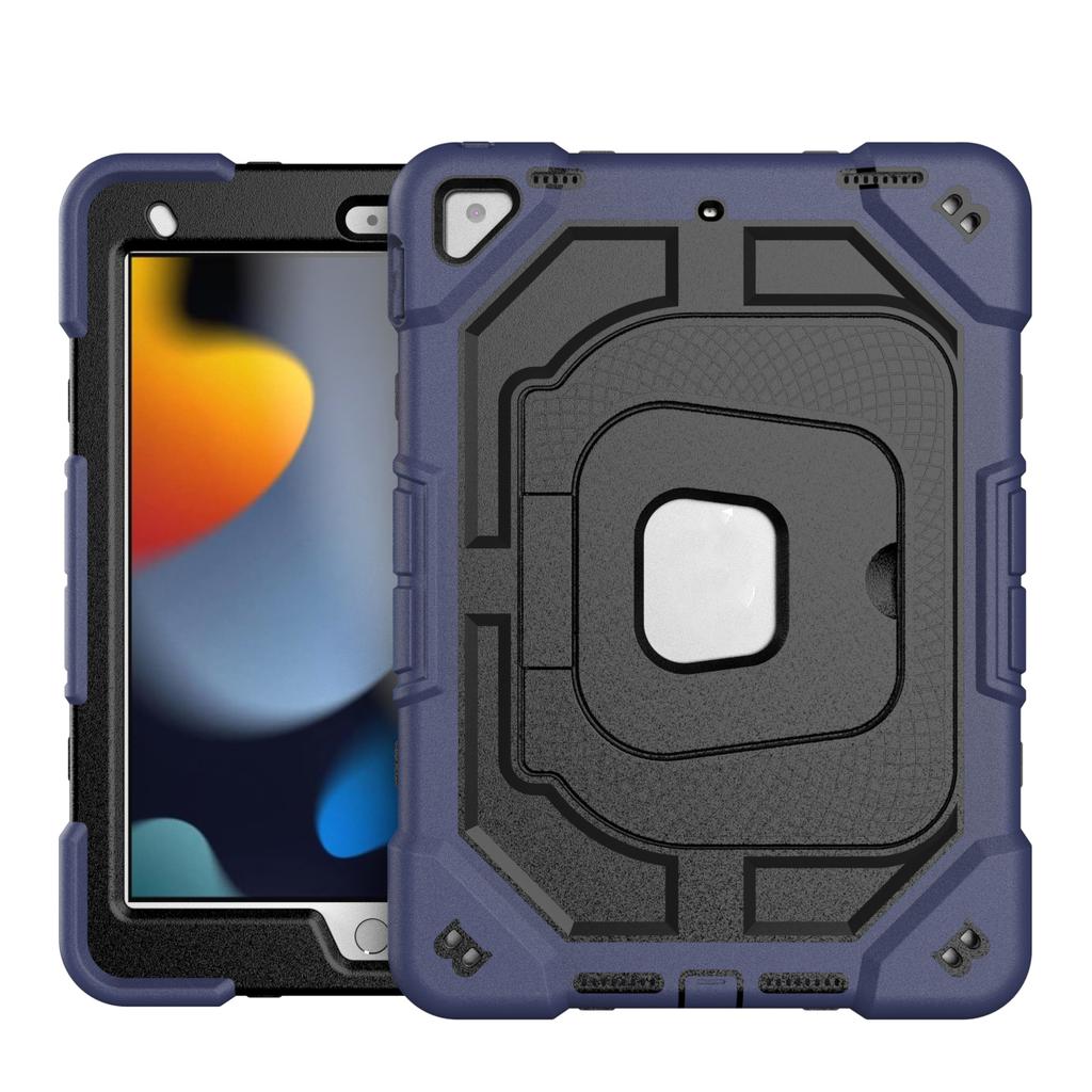 For iPad 7th 8th 9th Generation 10.2" Shockproof Kids Silicone Tablet Case with Kickstand