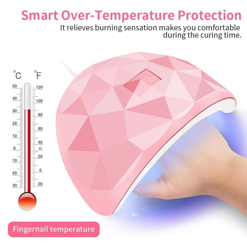 Lampă multifuncțională UV Led pentru unghii Lampă Cabină UV Led Lampă pentru uscare cu gel pentru unghii Accesorii și instrumente profesionale pentru unghii