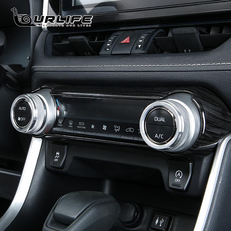 For Toyota RAV4 XA50 Car AC Climate Control Knob Trim Button Cover Auto Accessories 2Pcs Car AC Control