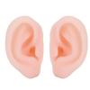 1 Pair Silicone Simulated Ear Model Flexible Soft Ear Model for Hospital Display Learning