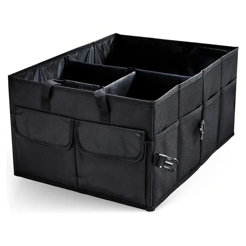 Car Storage Box, Car Trunk Organizer, Super Durable, Foldable, Cargo Storage Tool, Suitable for Cars, Trucks, and Other Vehicles, Car Storag