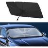 Auto-Windschutzscheiben-Sonnenschirm-Regenschirm, Faltbarer UV-Schutz & Hitzereflektor, Einziehbarer Frontscheiben-Sonnenschirm-Schirm (57 *