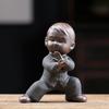 Zen Little Monk Ceramic Tea Pet