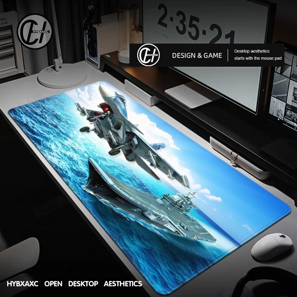 Aircraft Mousepad Large Gaming Mouse Pad LockEdge Thickened Computer Keyboard Table Desk Mat