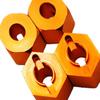 RCGOFOLLOW 4pcs Aluminum Alloy Strong Wheel Hex Mount For 1/16 Adapter HQ 731 732 733 734 RC Car Part RC Car Accessories