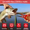 Aluminum Multitool Fishing Pliers Hook Remover Line Cutting and Split Ring Fishing Gear Fishing Tools Sets Split Ring Pliers