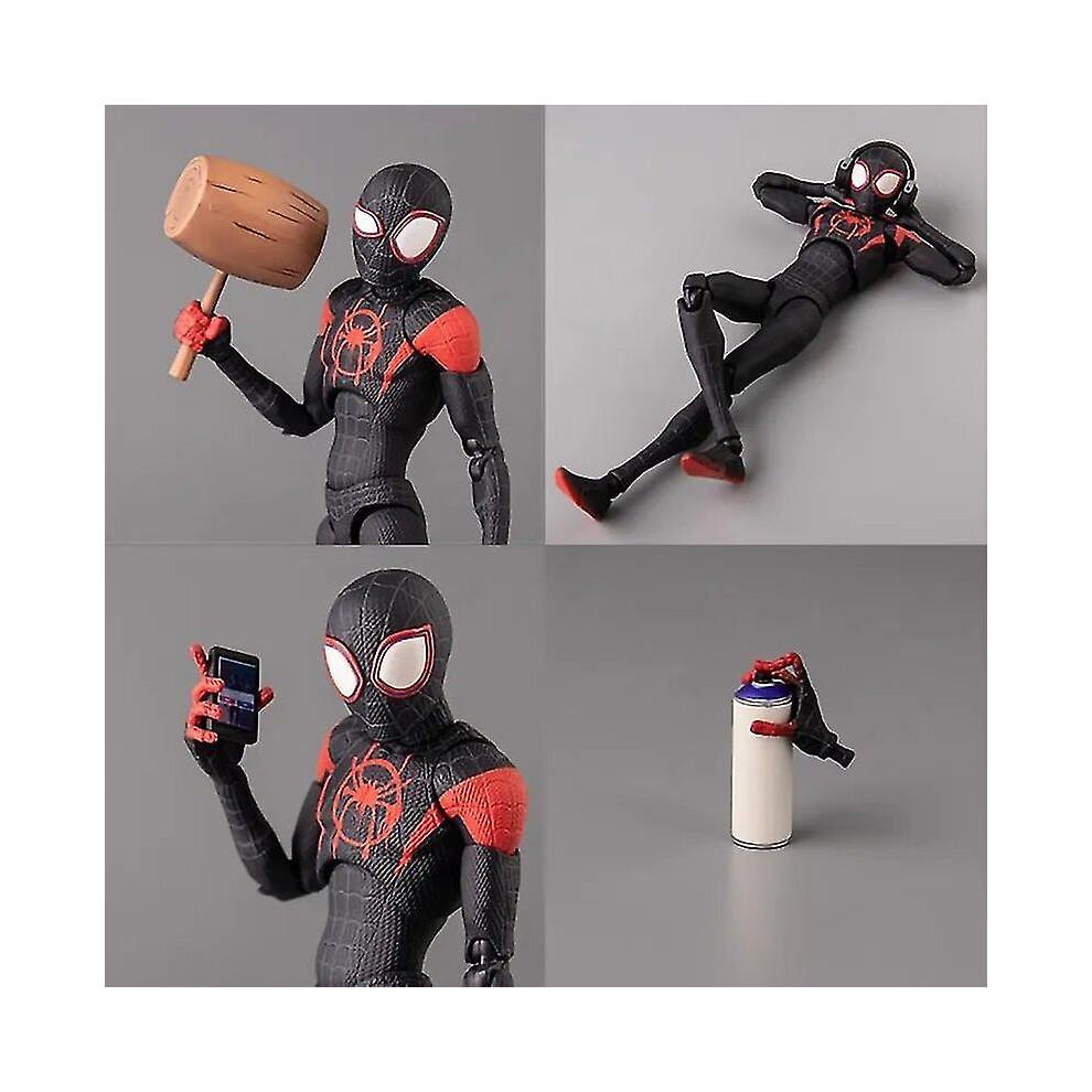 Miles Morales Action Figure Model Spider-man Into The Spider Verse Peter Parker Miles Figurine Toys