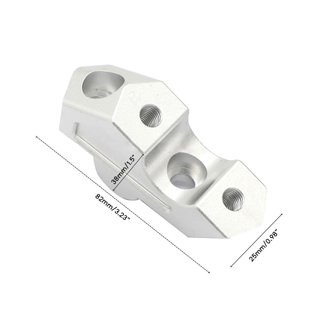 22mm Handle Bar Clamps Motorcycle Handlebar Riser Extend Adapter Mount Clamp Compatible for F750 GS 2018-2019 Durable 2x