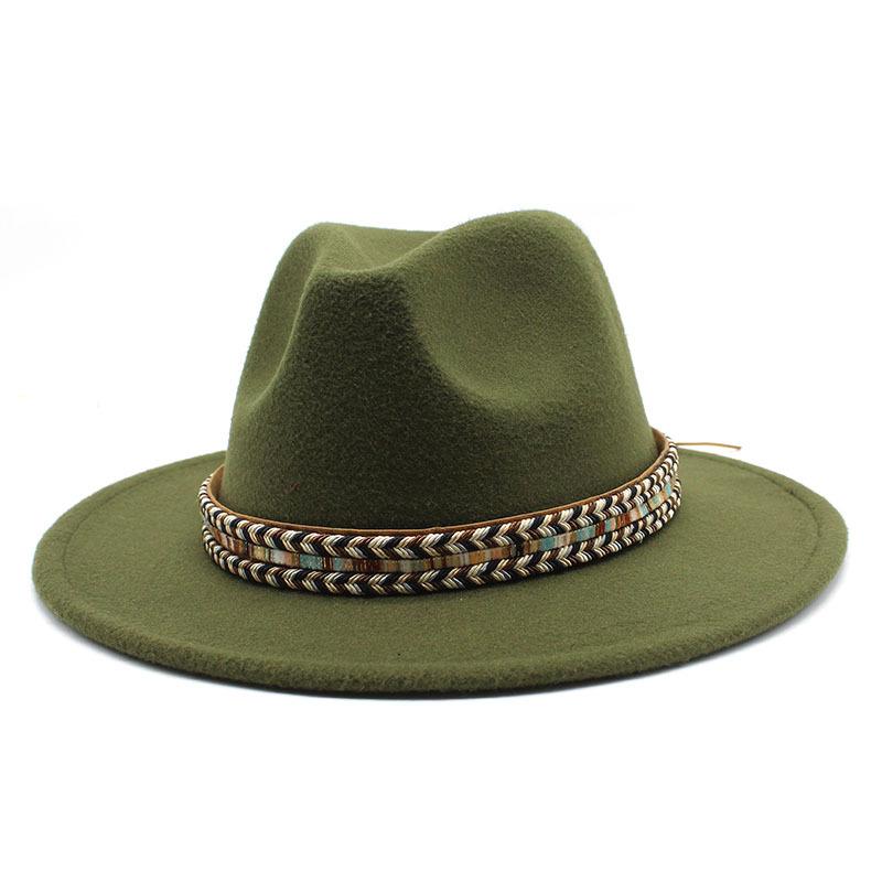 Pălărie Fedora din pâslă de iarnă pentru femei, 59-61 cm, mărime mare, Trilby, pălării de jazz, șapcă pentru petrecere, nuntă, biserică, chapeau femme