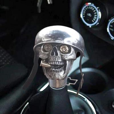 Car Knob Skull Skull Soldier Stick Shifter Knob Handcrafted Car Stick Shift Knob Alloy Gear Shift Knob For Manual Automatic Car