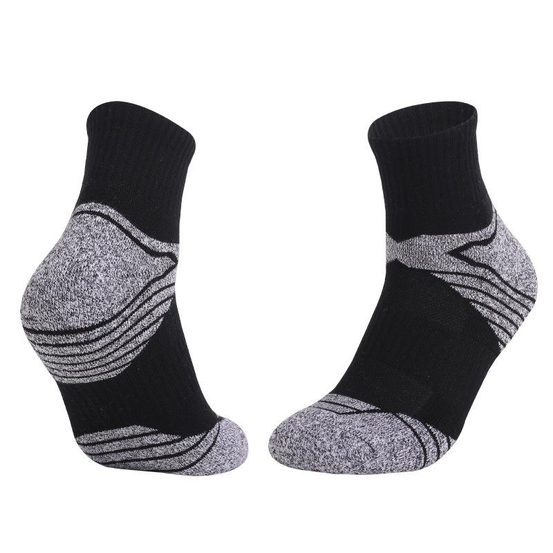 3/6 Pairs Outdoor Sport Socks Performance Thick Cushion Sweat-absorbent Compression Running Mountaineering Walking Crew Sock