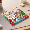 Cozy Christmas Christmas Coloring Book Cartoon Educational Paperback Painting Gift Stress Relief Montessori Drawing Toy