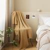 Ruijing Nordic Waffle Knit Throw Blanket for Sofa or Office