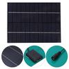 6,5 W 12 V 5 V Tragbares Solarmodul für Handy-Solarenergie-Batteriestrom-Autoladegerät