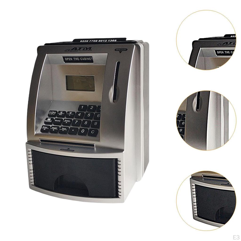 Geldautomat Sparschwein Lernspielzeug Münze Elektronisches Geld für Jungen Mädchen