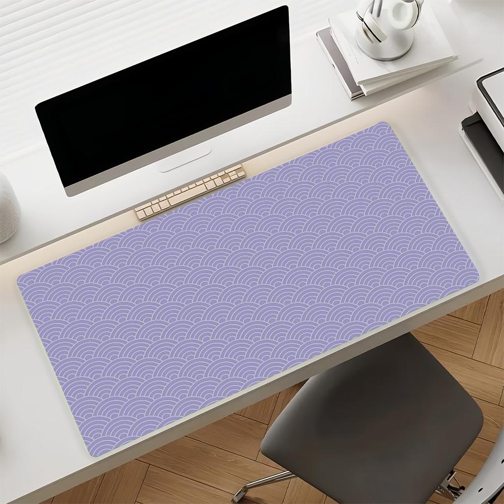 Japanese Style Seigaha Mouse Pad Non-slip Rubber Gamer Balance Computer Mat Decoracion Deskmat Laptop Office Large