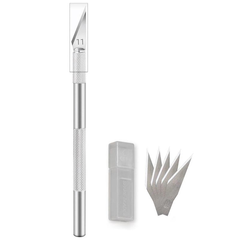 Multicolor Stainless Steel Engraving Knife Blades, Metal Blade, Wood Carving Blade Replacement, Surgical Scalpel Craft Tools,